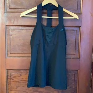 Adidas racerback tank with built in bra